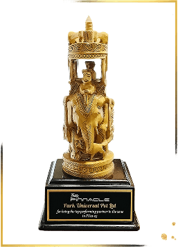 Tally Pinnacle trophy for top performing partner in the zone, 2022-23