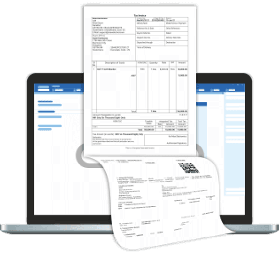 e-Way Bill with a QR code printing from a laptop